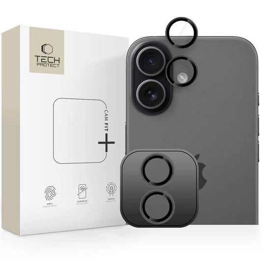 Osłona aparatu Tech-Protect Camring Fit+ na iPhone 17 - czarna