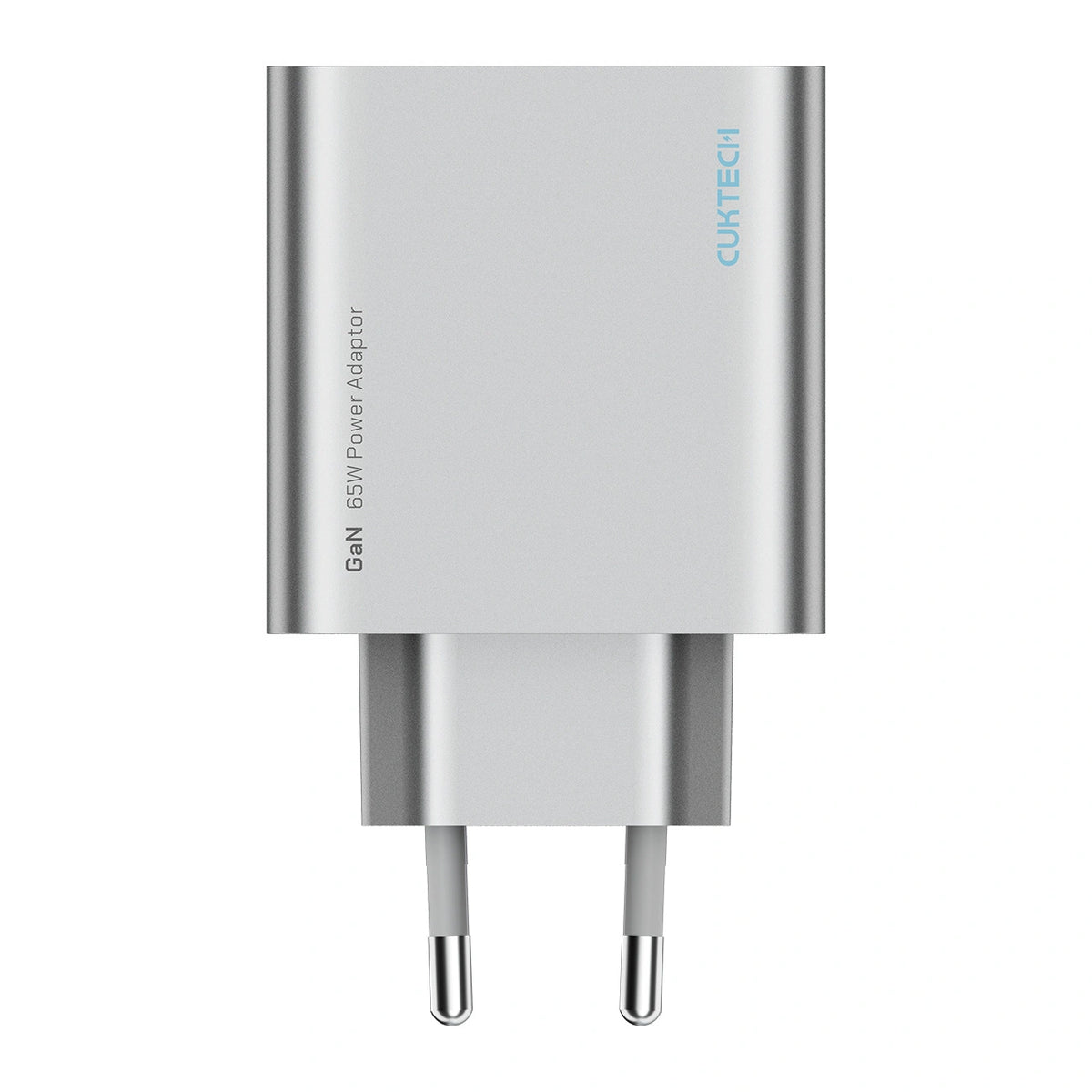 Ładowarka sieciowa Cuktech 65W GaN 2xUSB-C 1xUSB-A - szara – zdjęcie 2
