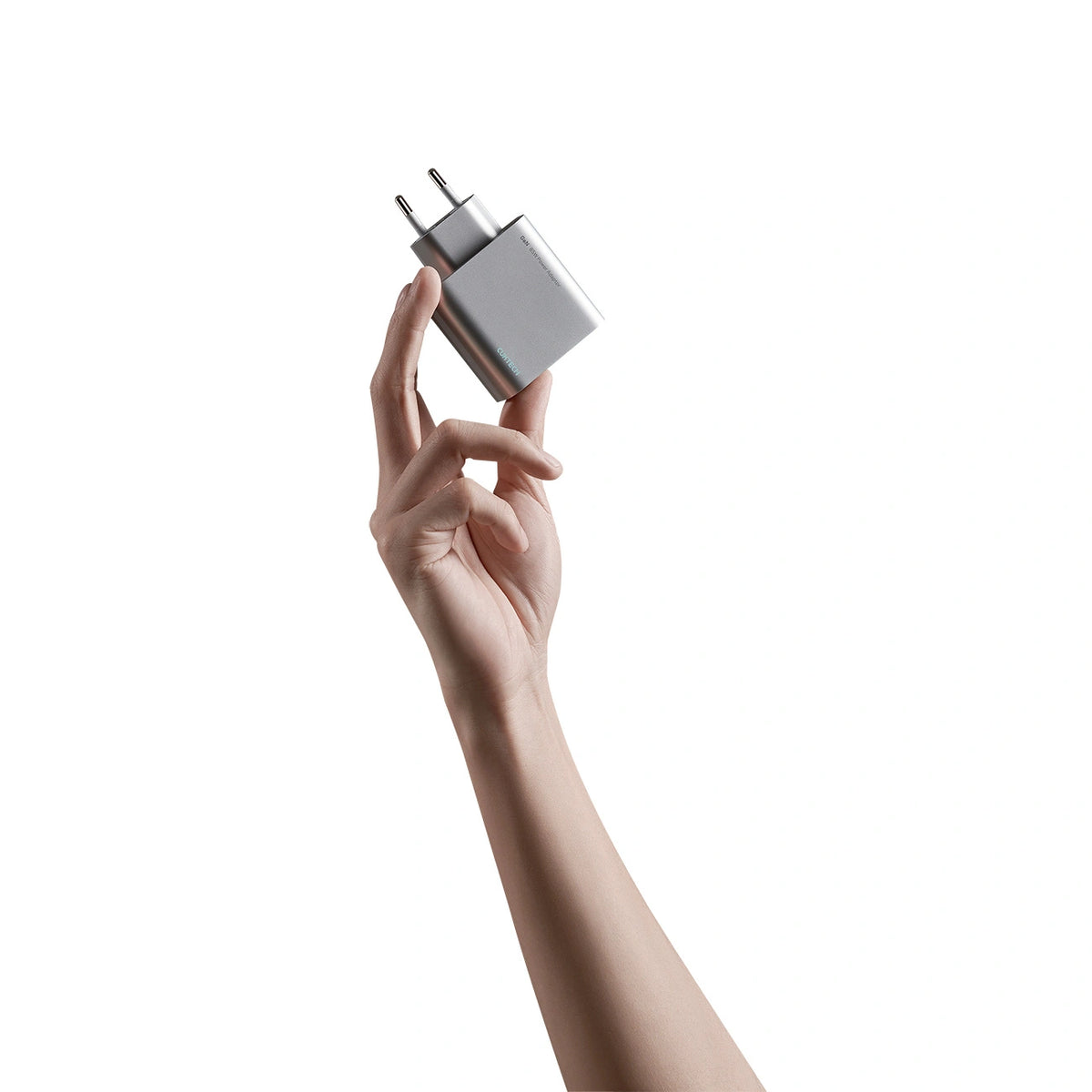 Ładowarka sieciowa Cuktech 65W GaN 2xUSB-C 1xUSB-A - szara – zdjęcie 5