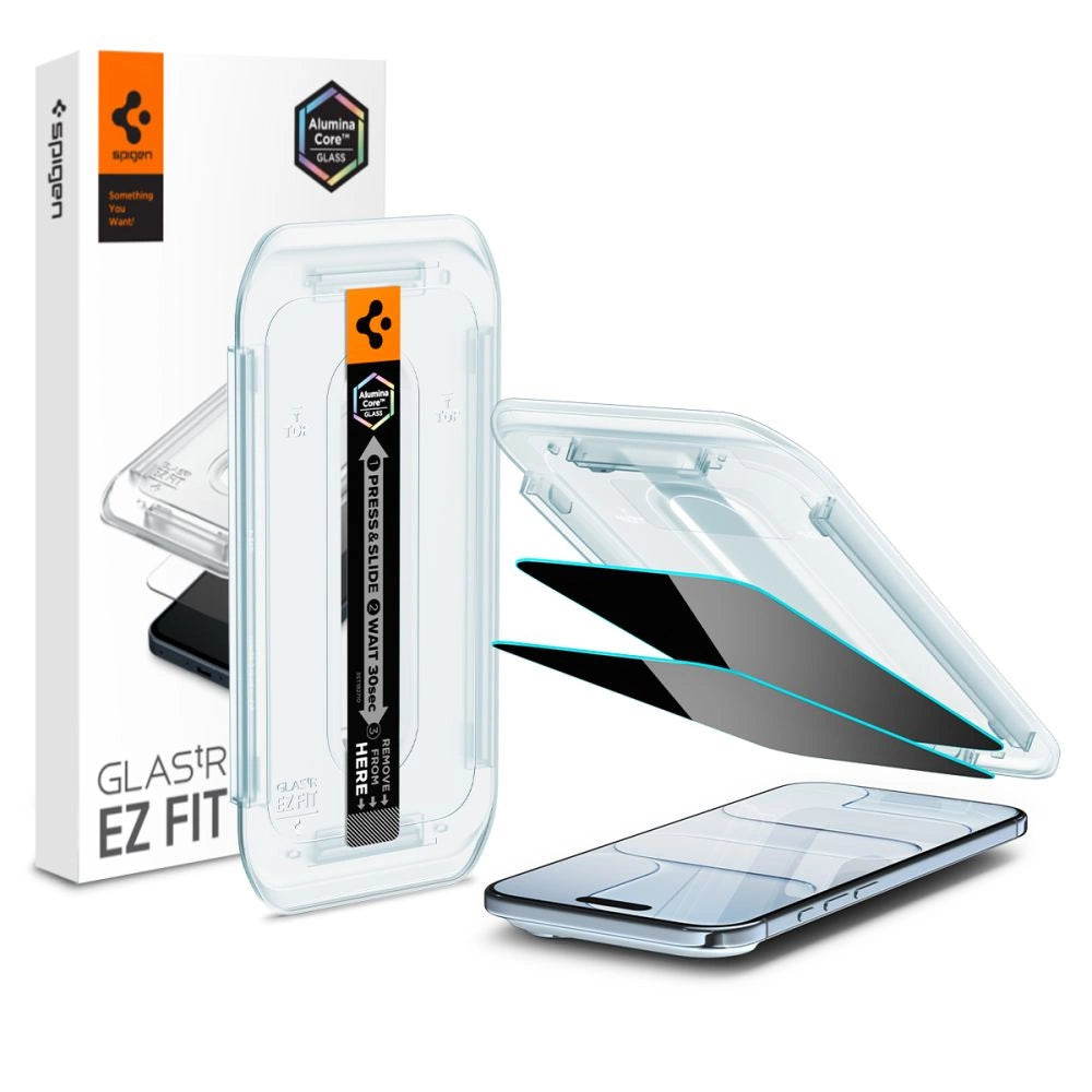 Szkło prywatyzujące Spigen Glas.TR EZ Fit 2-pack na iPhone 17 Air