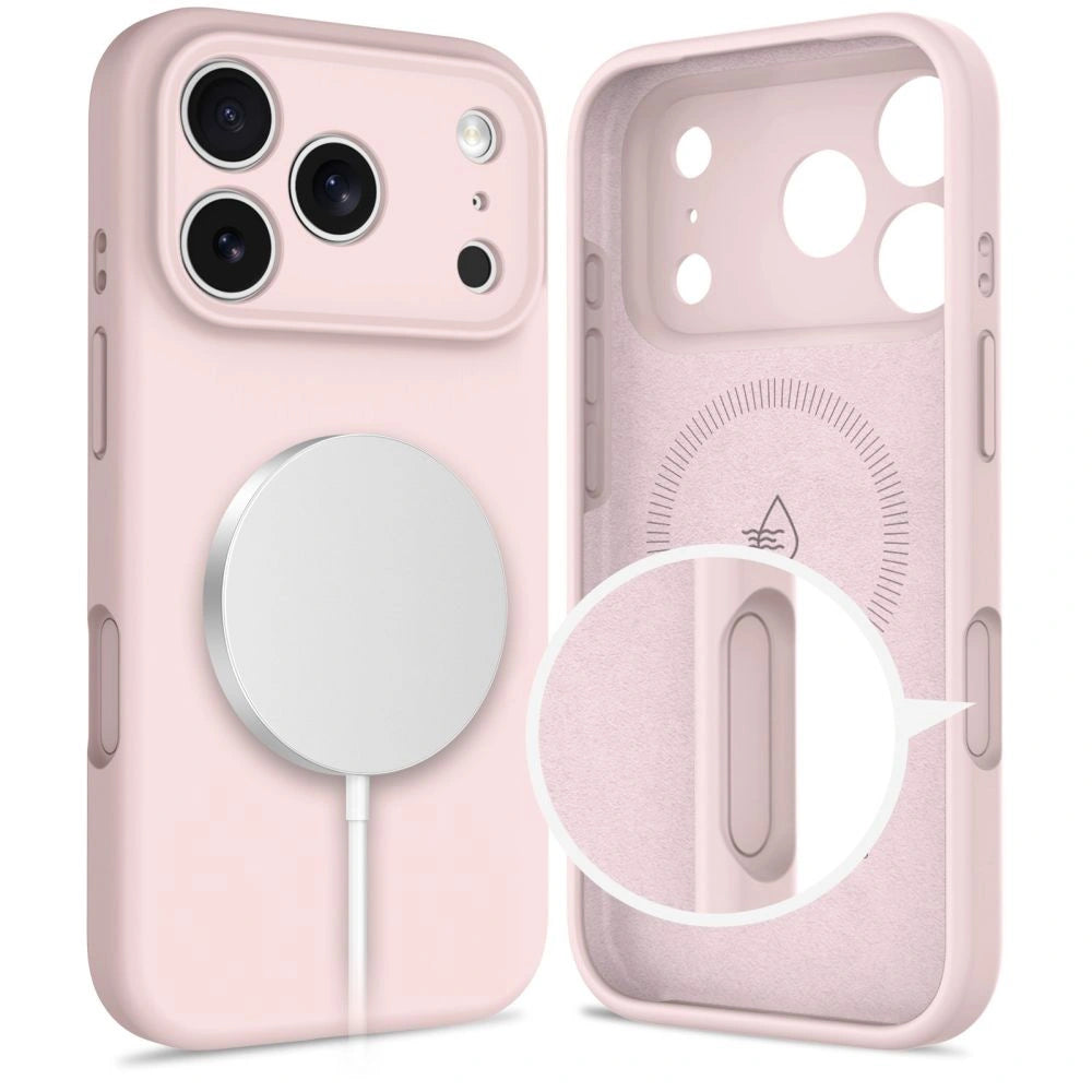Etui Tech-Protect Silicone MagSafe naiPhone 17 Pro Max - różowe – zdjęcie 2