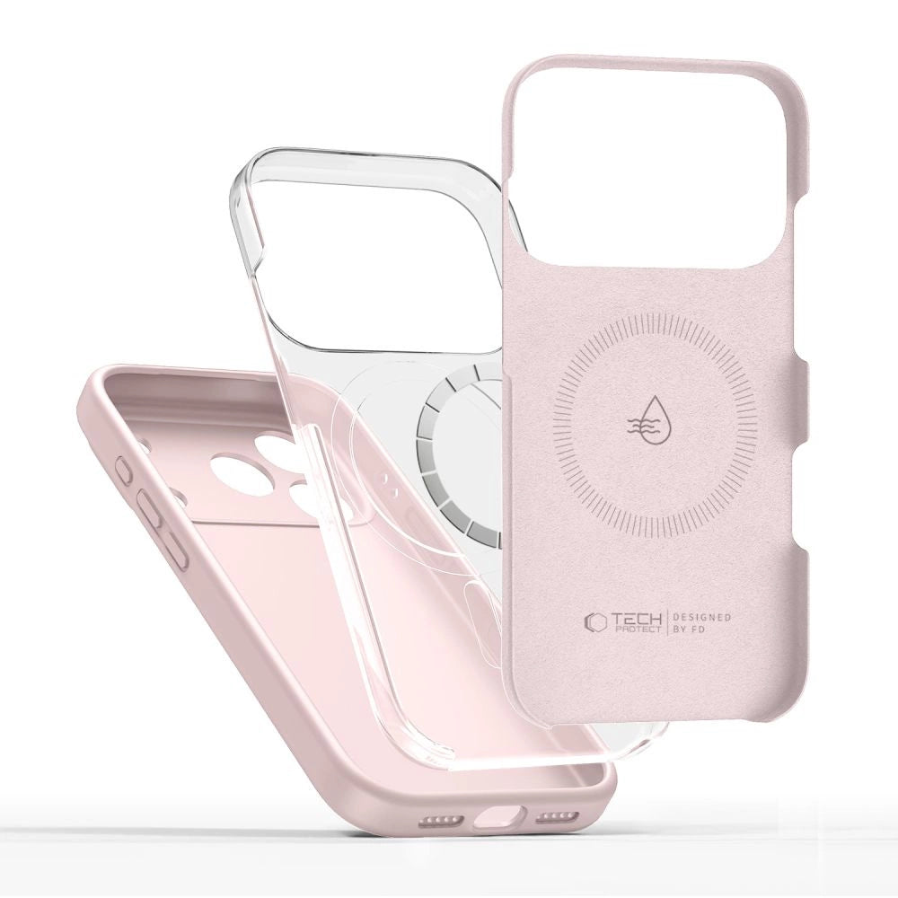 Etui Tech-Protect Silicone MagSafe naiPhone 17 Pro Max - różowe – zdjęcie 4
