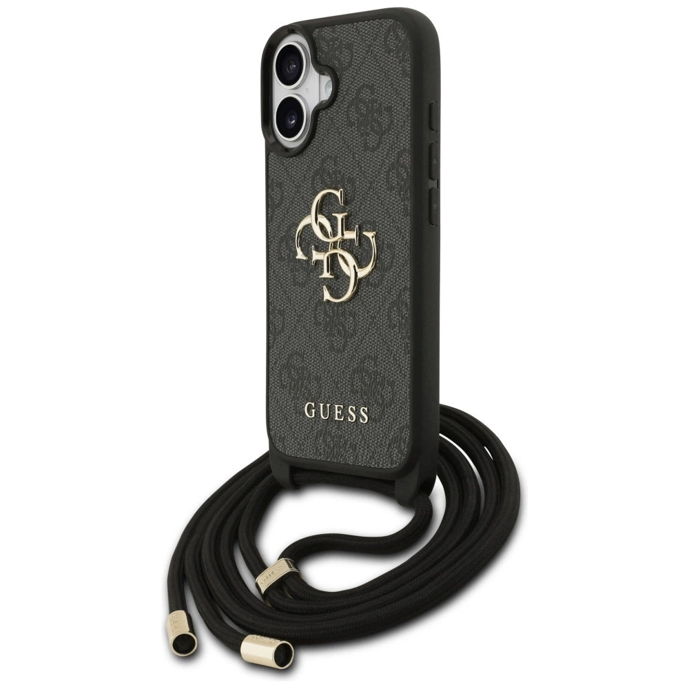 Etui Guess 4G Big Logo Cord Stap Crossbody na iPhone 17 - czarne – zdjęcie 2