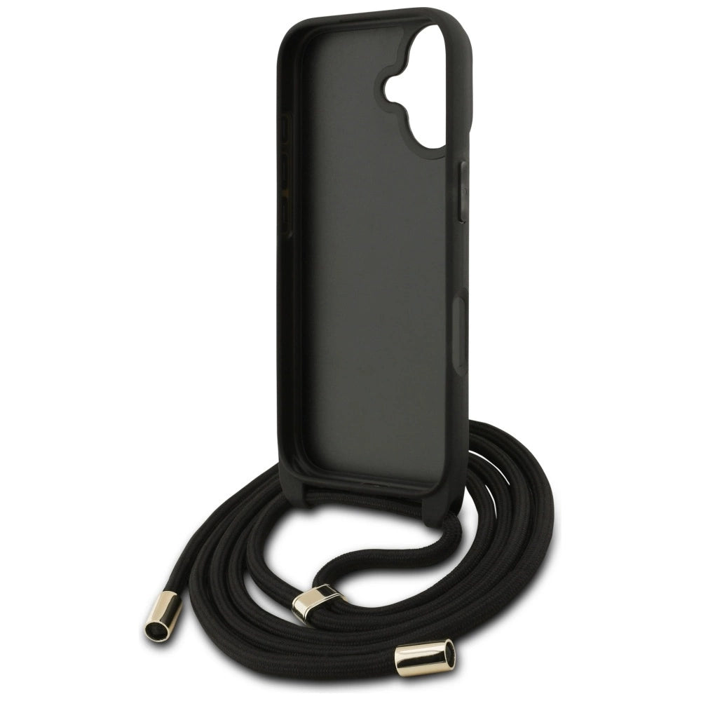 Etui Guess 4G Big Logo Cord Stap Crossbody na iPhone 17 - czarne – zdjęcie 6
