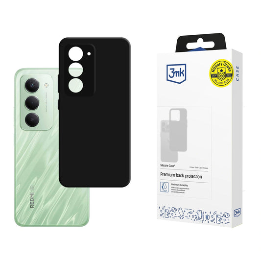 Etui 3mk Silicone Case na Xiaomi Redmi 15 4G / 15 5G - czarne