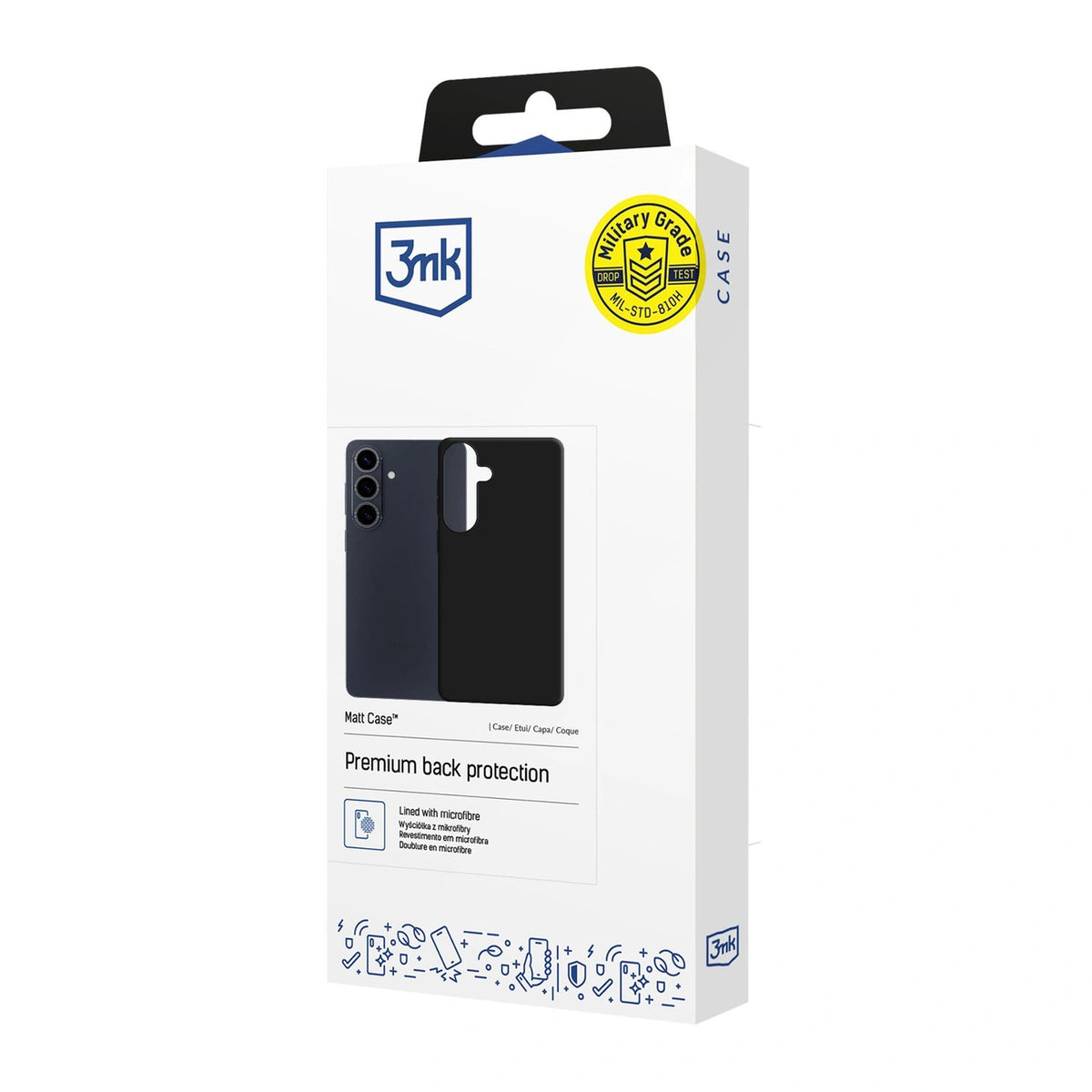 Etui 3mk Matt Case na Samsung Galaxy S26 - czarne matowe – zdjęcie 3