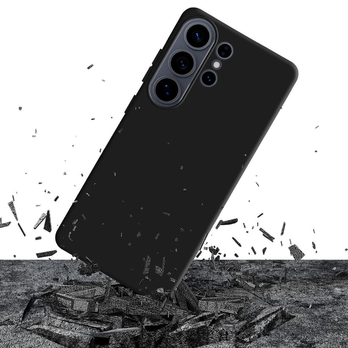 Etui 3mk Matt Case na Samsung Galaxy S26 Ultra - czarne matowe – zdjęcie 2