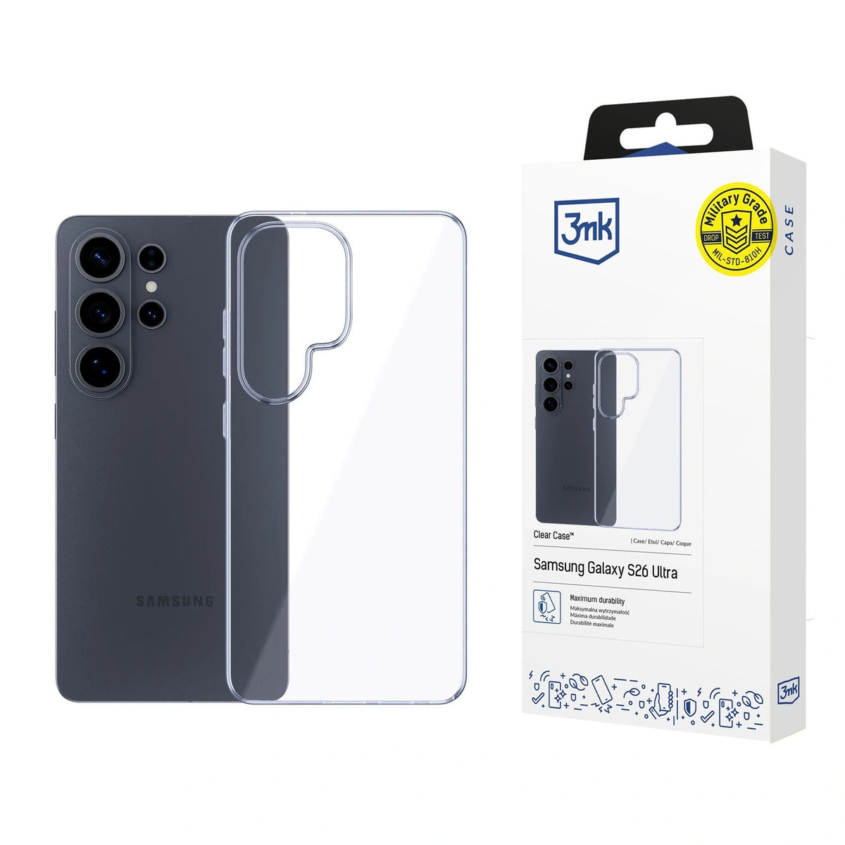 Etui 3mk Clear Case na Samsung Galaxy S26 Ultra - przezroczyste