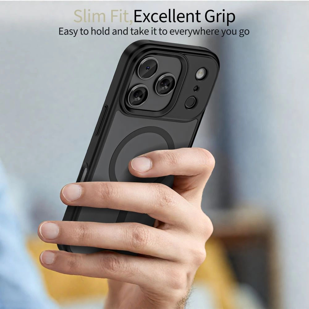 Etui Tech-Protect MagMat MagSafe na iPhone 17 Pro Max - czarny mat – zdjęcie 4