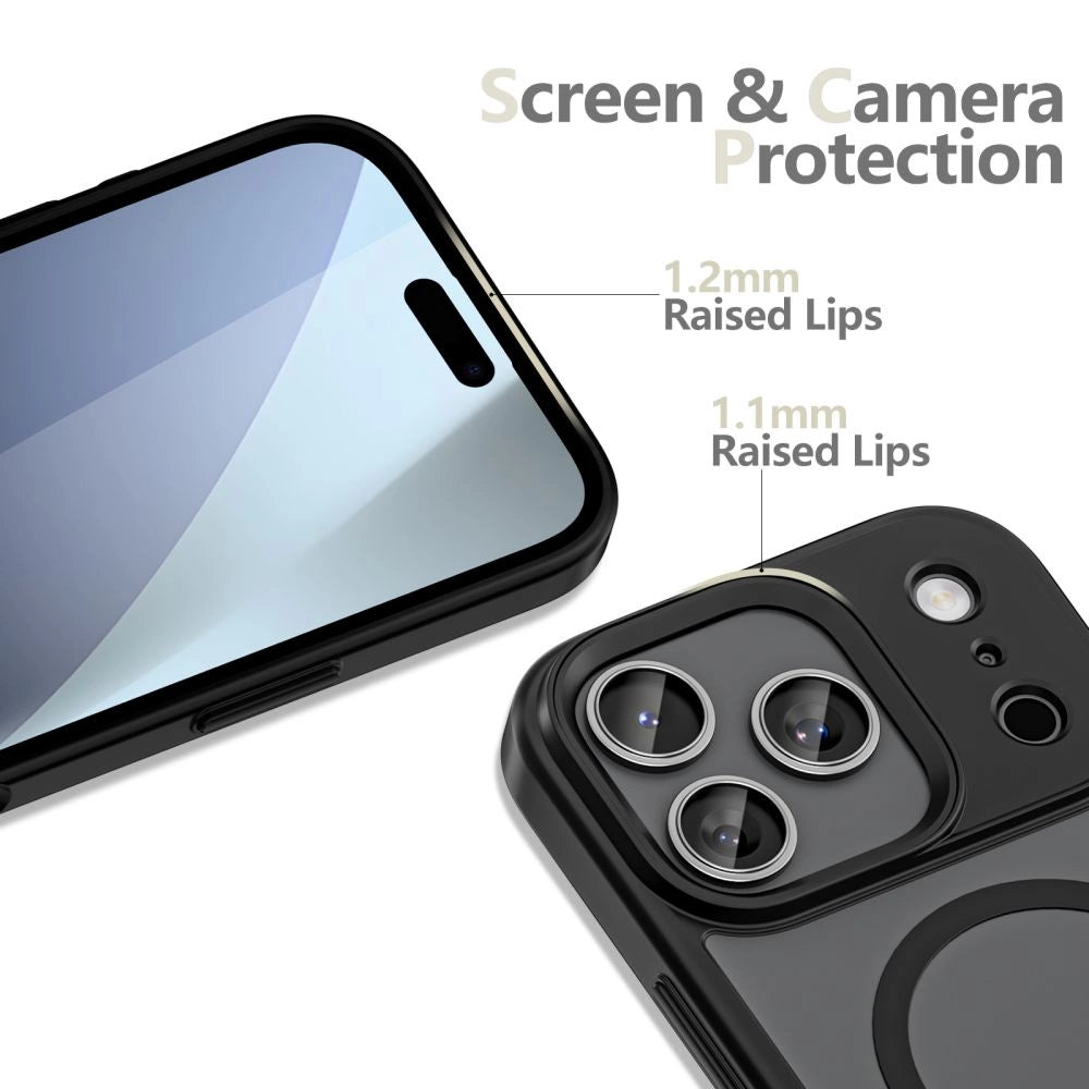 Etui Tech-Protect MagMat XT 4-set MagSafe na iPhone 17 Pro Max - czarny mat – zdjęcie 3