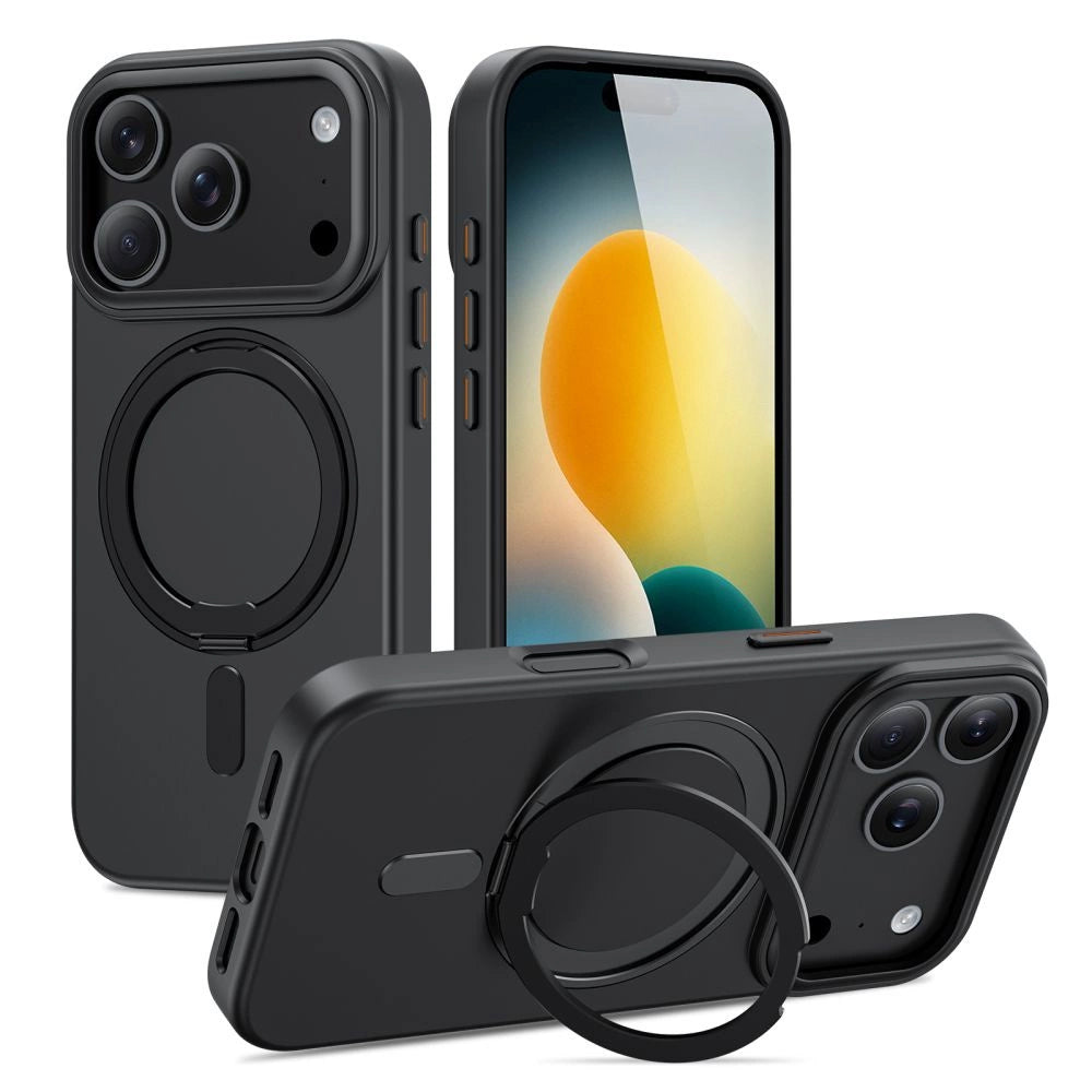 Etui Tech-Protect MagRing MagSafe na iPhone 17 Pro - czarny mat – zdjęcie 2