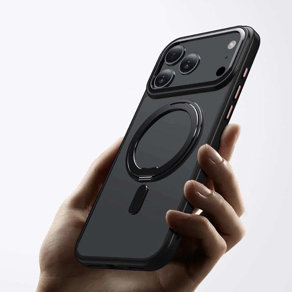 Etui Tech-Protect MagRing MagSafe na iPhone 17 Pro - czarny mat – zdjęcie 3