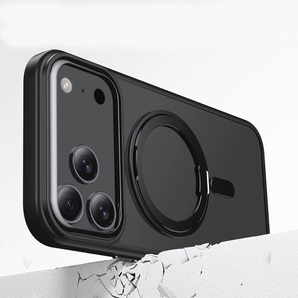 Etui Tech-Protect MagRing MagSafe na iPhone 17 Pro - czarny mat – zdjęcie 4