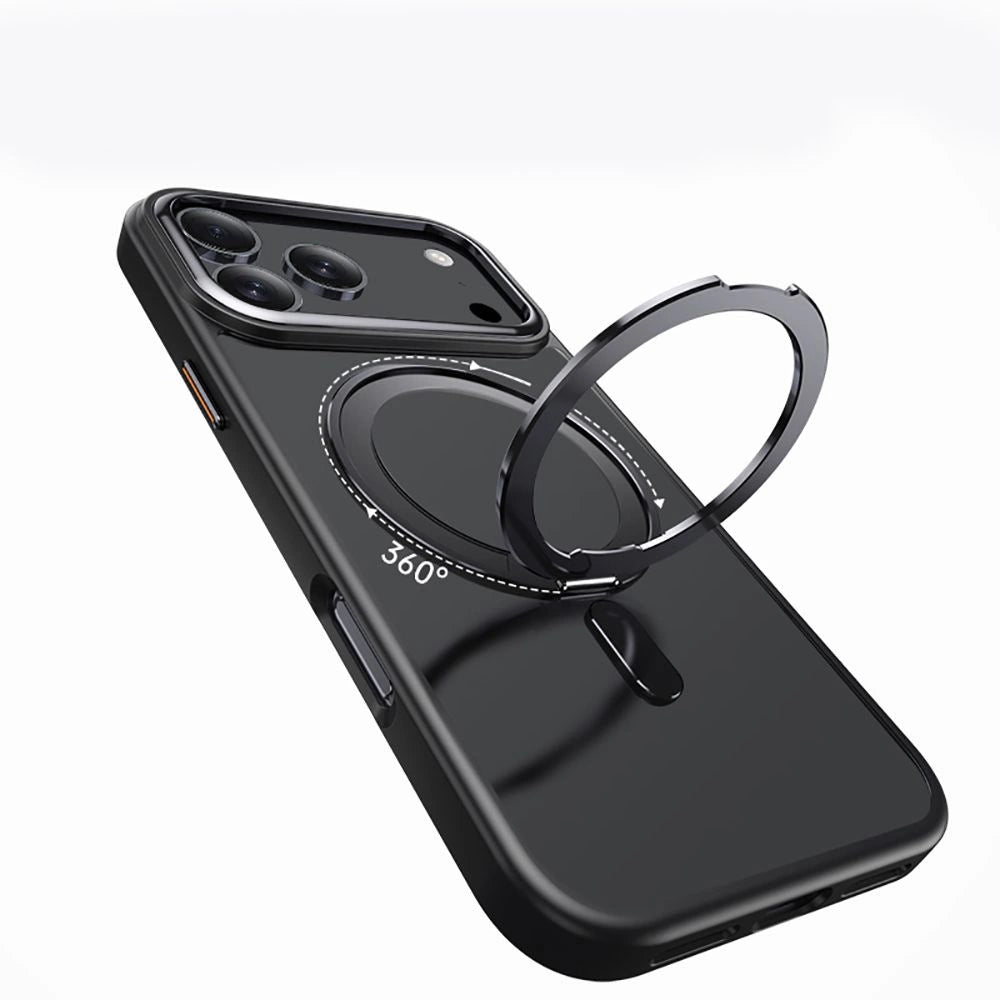 Etui Tech-Protect MagRing MagSafe na iPhone 17 Pro - czarny mat – zdjęcie 5