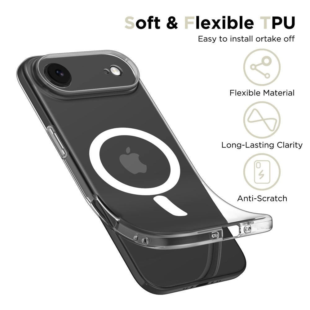 Etui Tech-Protect FlexAir MagSafe na iPhone 17 Air - przezroczyste – zdjęcie 3