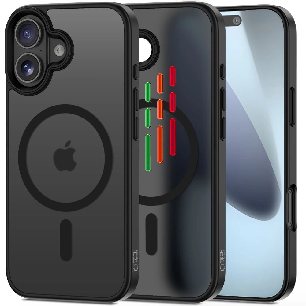 Etui Tech-Protect MagMat XT 4-set MagSafe na iPhone 17 - czarny mat