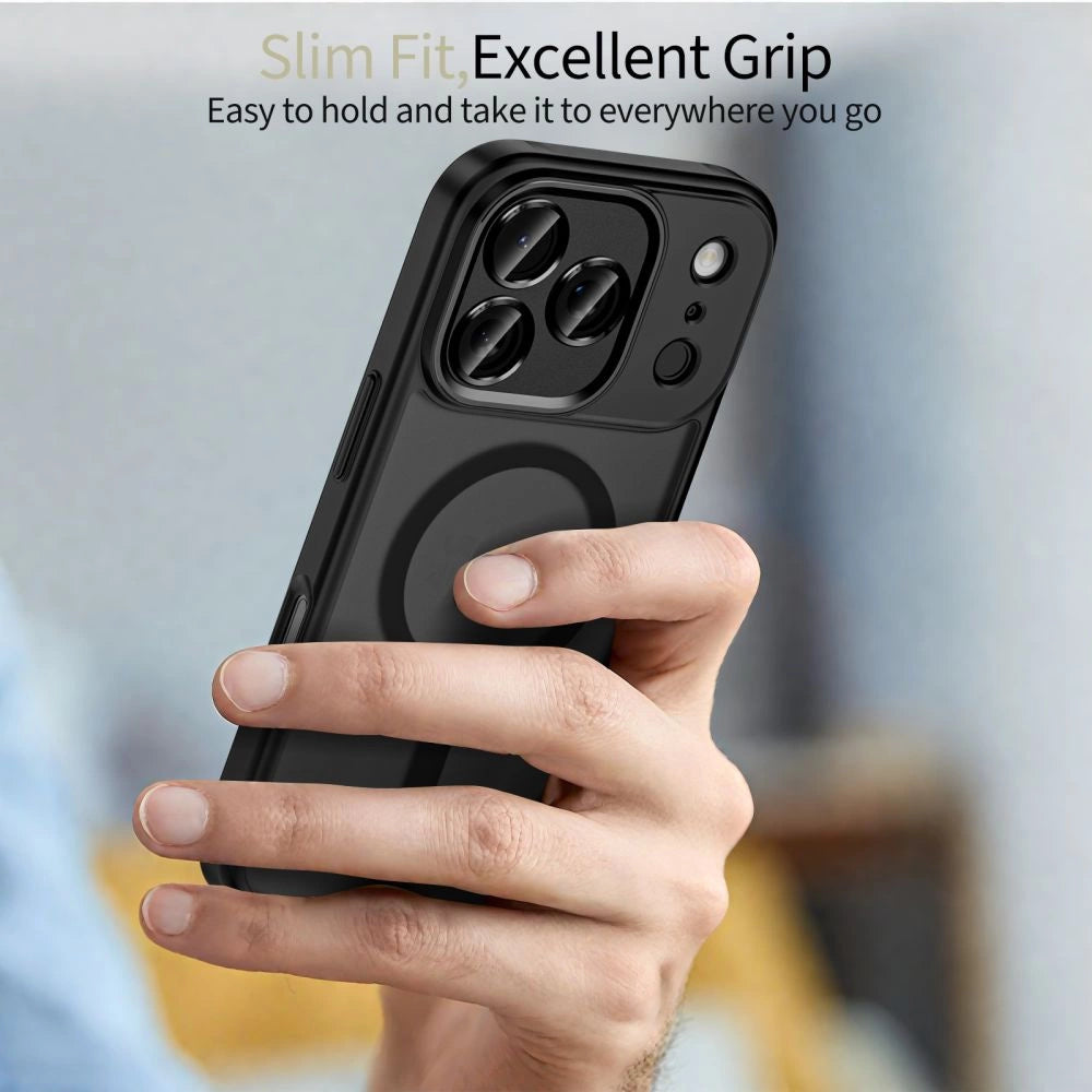 Etui Tech-Protect MagCam MagSafe na iPhone 17 Pro Max - czarny mat – zdjęcie 5