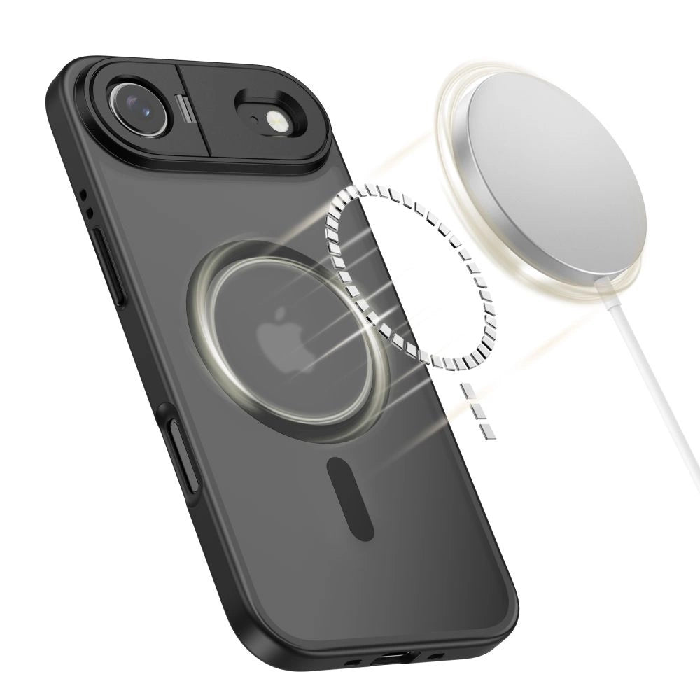 Etui Tech-Protect MagStand MagSafe na iPhone 17 Air - czarny mat – zdjęcie 2