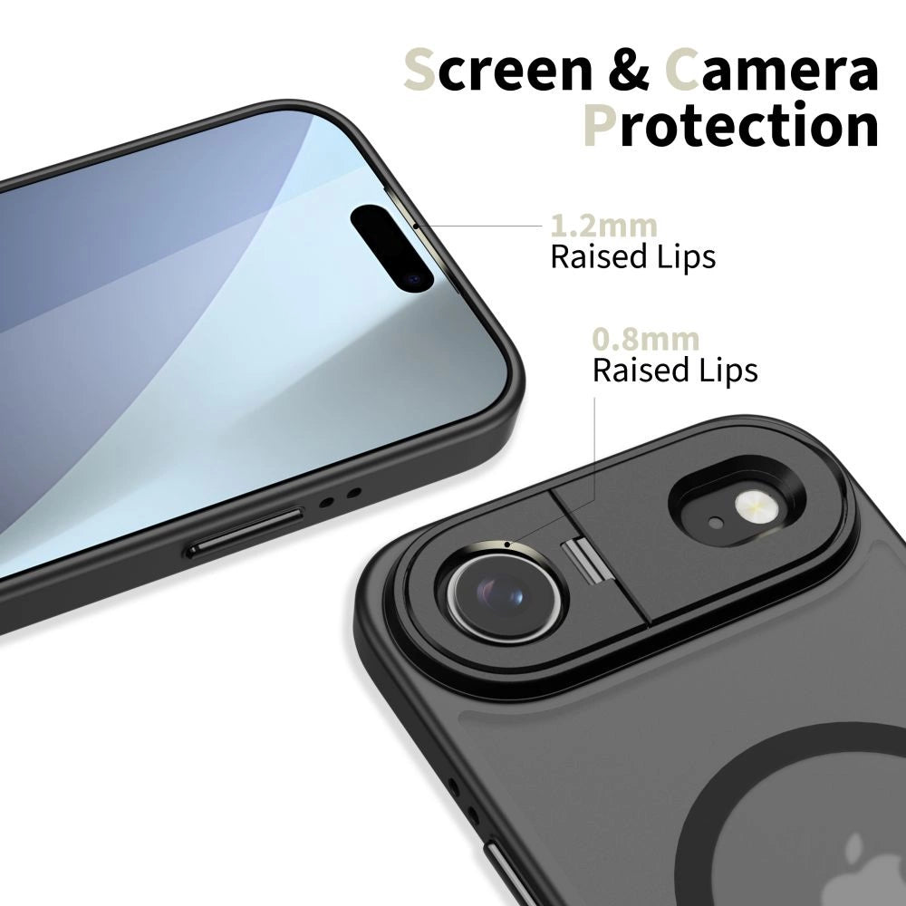Etui Tech-Protect MagStand MagSafe na iPhone 17 Air - czarny mat – zdjęcie 3