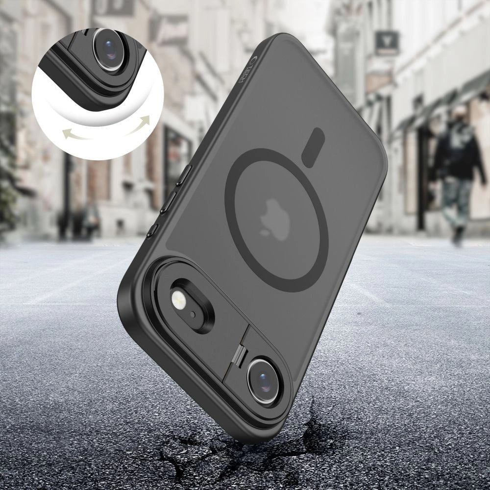 Etui Tech-Protect MagStand MagSafe na iPhone 17 Air - czarny mat – zdjęcie 5