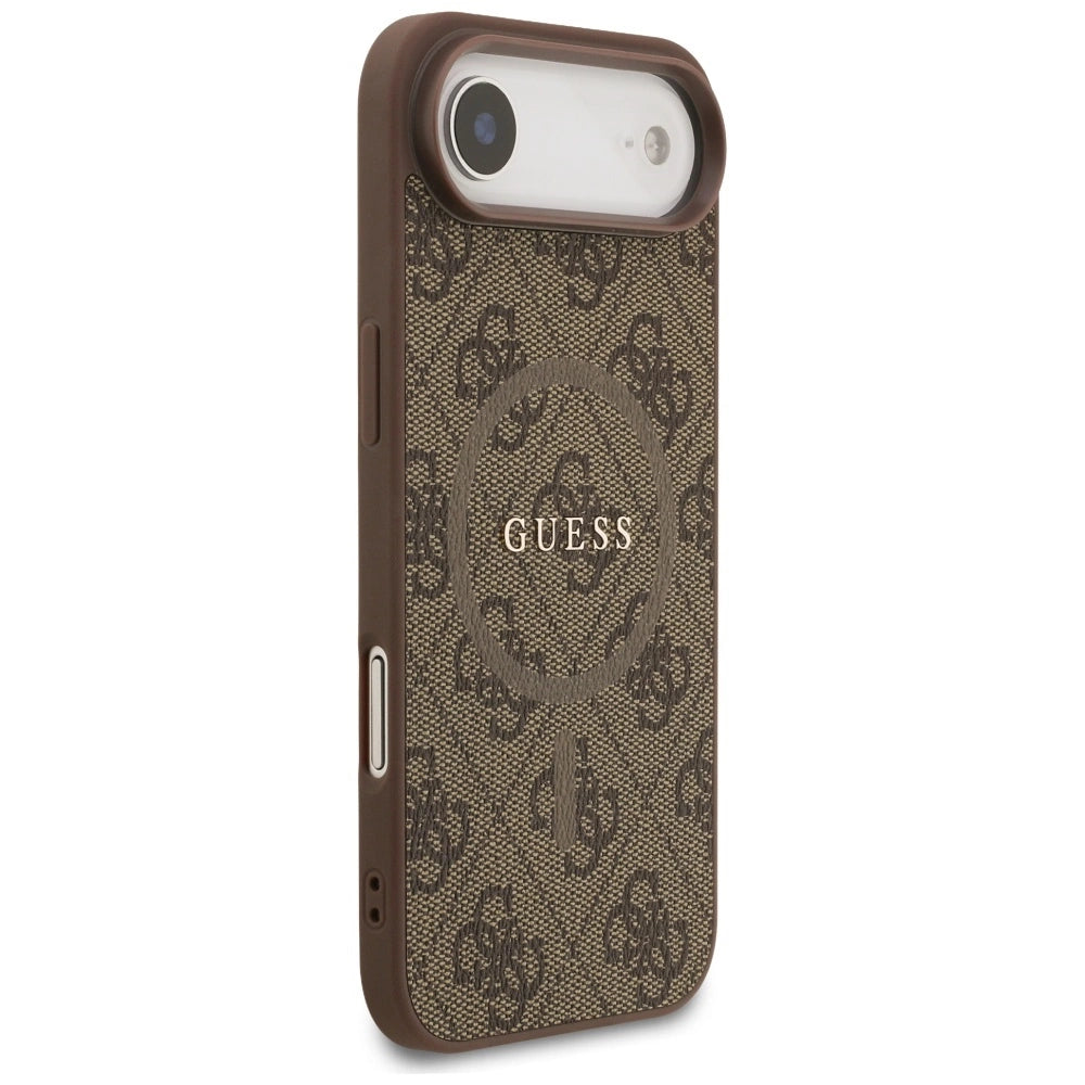 Etui Guess 4G Ring Classic Logo MagSafe na iPhone 17 Air - brązowe – zdjęcie 4
