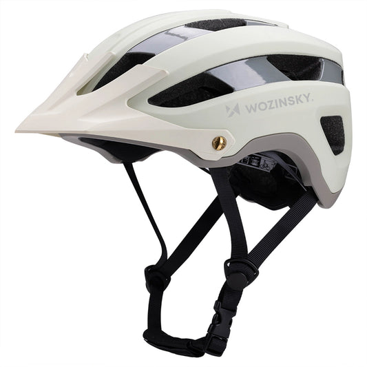 Kask rowerowy MTB Wozinsky z odpinanym daszkiem lekki - pastelowa zieleń