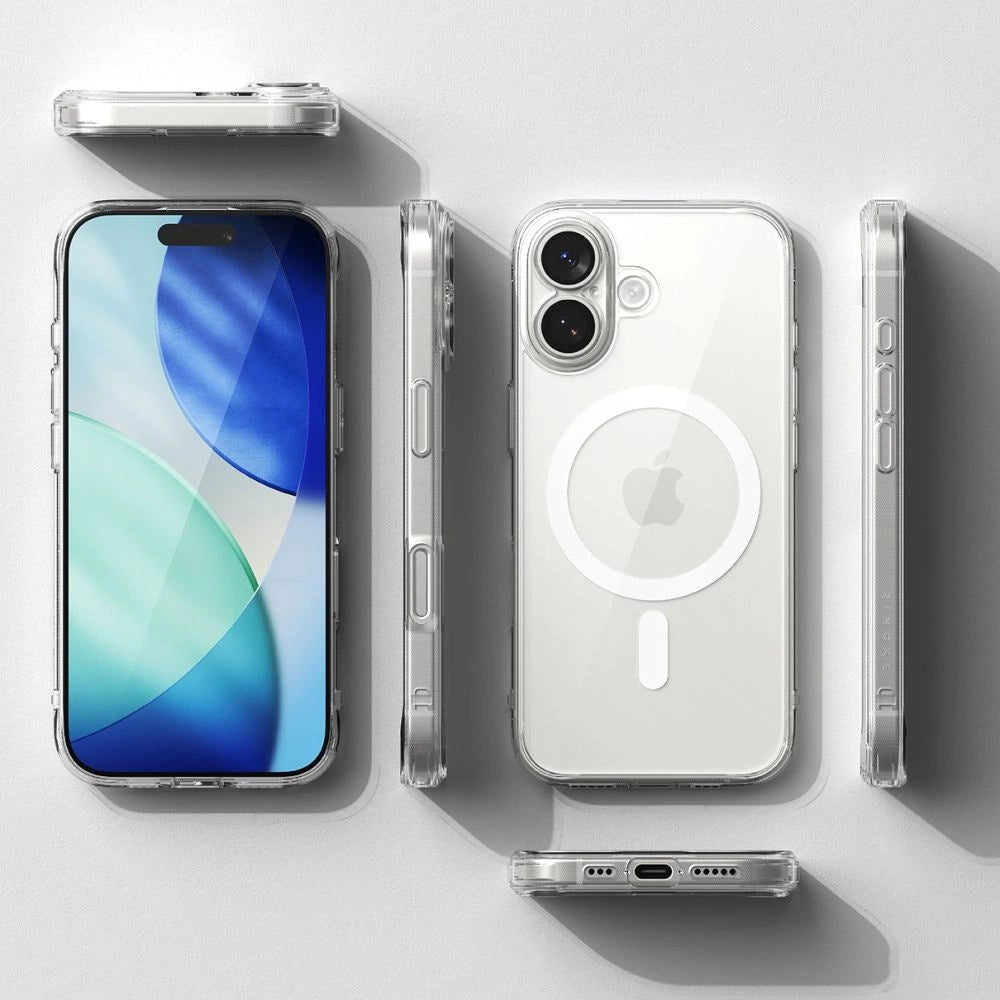 Etui Ringke Fusion Magnetic MagSafe na iPhone 17 - przezroczyste – zdjęcie 5