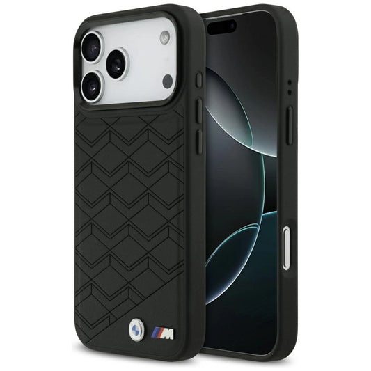 Etui BMW M Shape Logo MagSafe na iPhone 17 Pro Max - czarne
