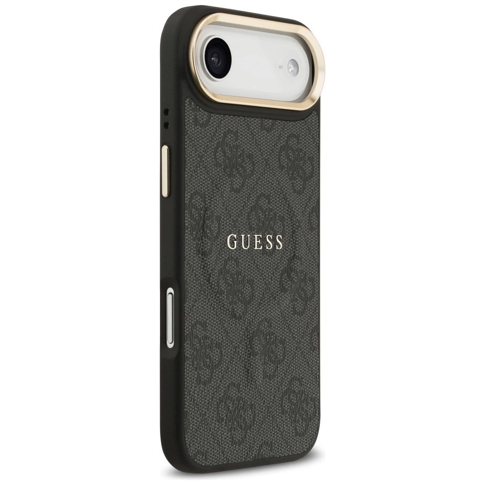 Etui Guess 4G PU Classic Logo MagSafe na iPhone 17 Air - czarne – zdjęcie 4
