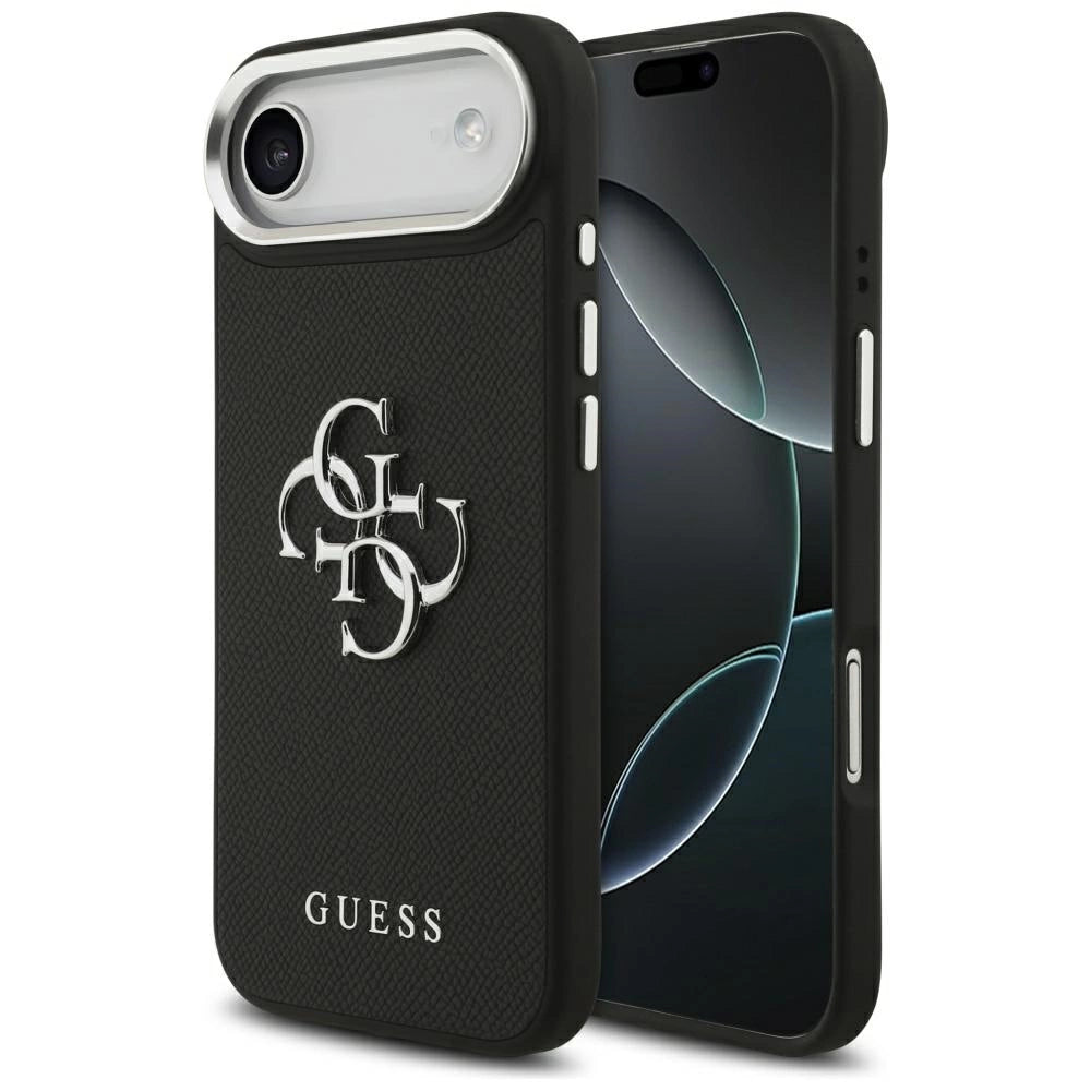 Etui Guess Grained Big 4G Classic Logo na iPhone 17 Air - czarne