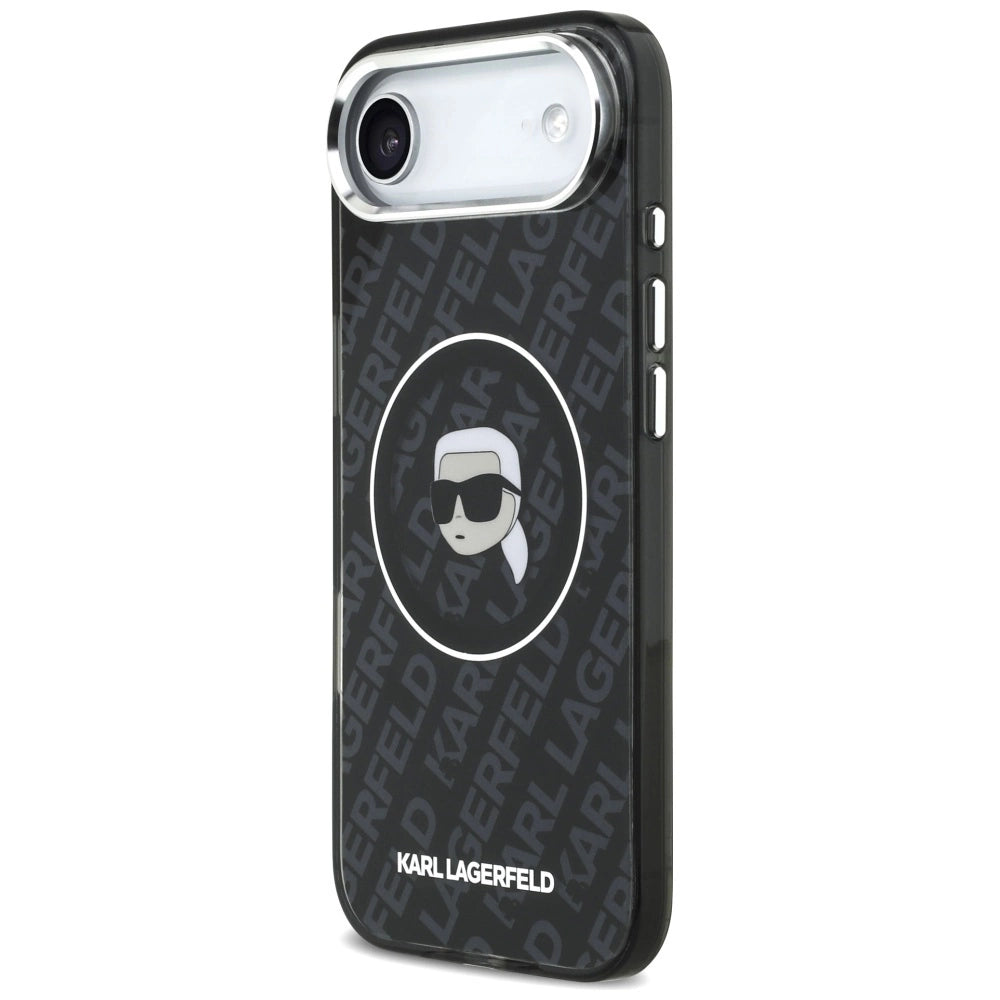 Etui Karl Lagerfeld IML Karl Head Logo MagSafe na iPhone 17 Air - czarne – zdjęcie 2