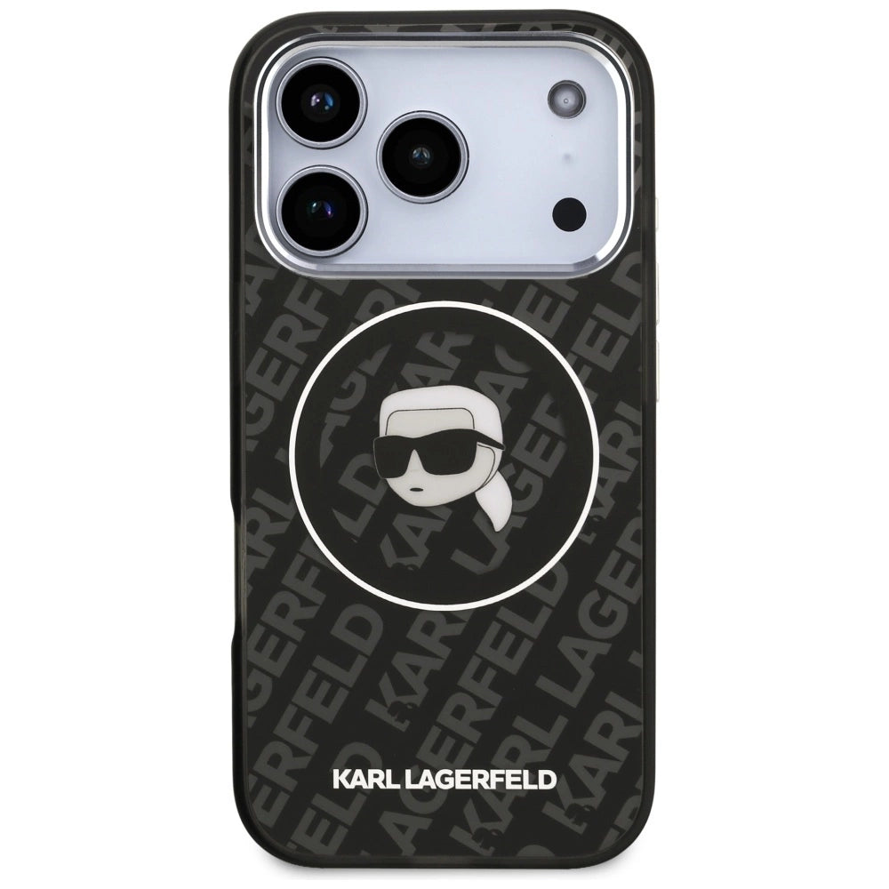 Etui Karl Lagerfeld IML Karl Head Logo na iPhone 17 Pro Max - czarne – zdjęcie 3