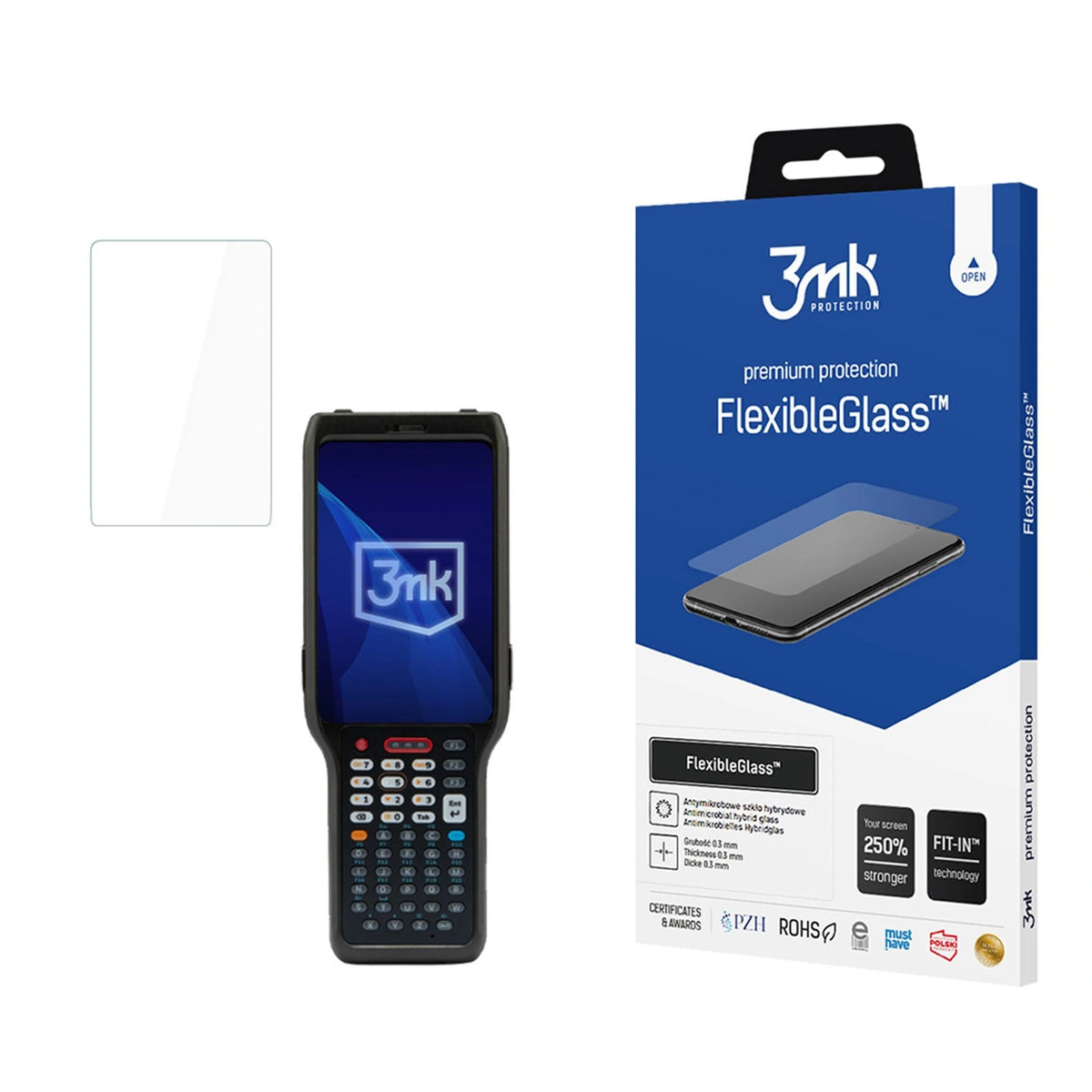 Szkło hybrydowe 3mk FlexibleGlass na Honeywell CK62
