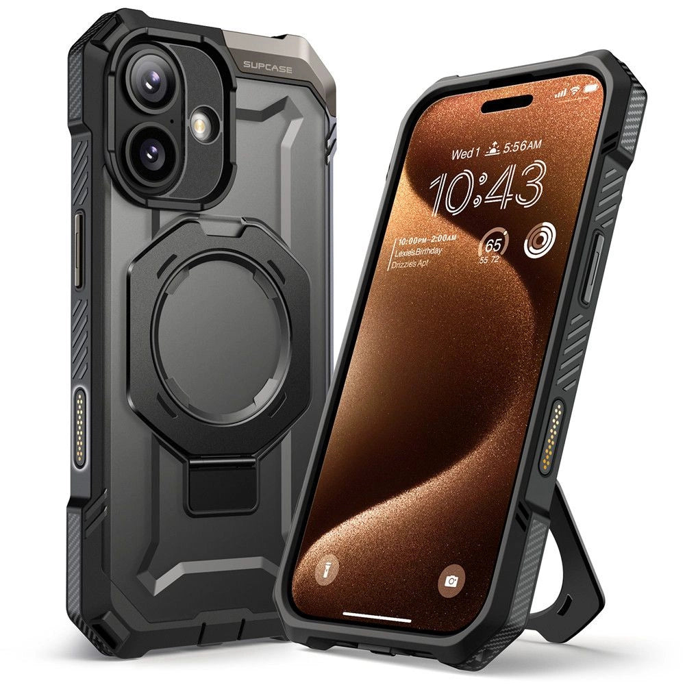 Etui Supcase UB Grip Mag MagSafe na iPhone 17 - czarne – zdjęcie 2