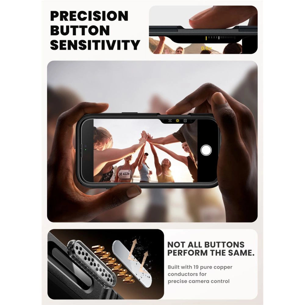Etui Supcase IBLSN Ares Flip Mag MagSafe na iPhone 17 Air - czarne – zdjęcie 4