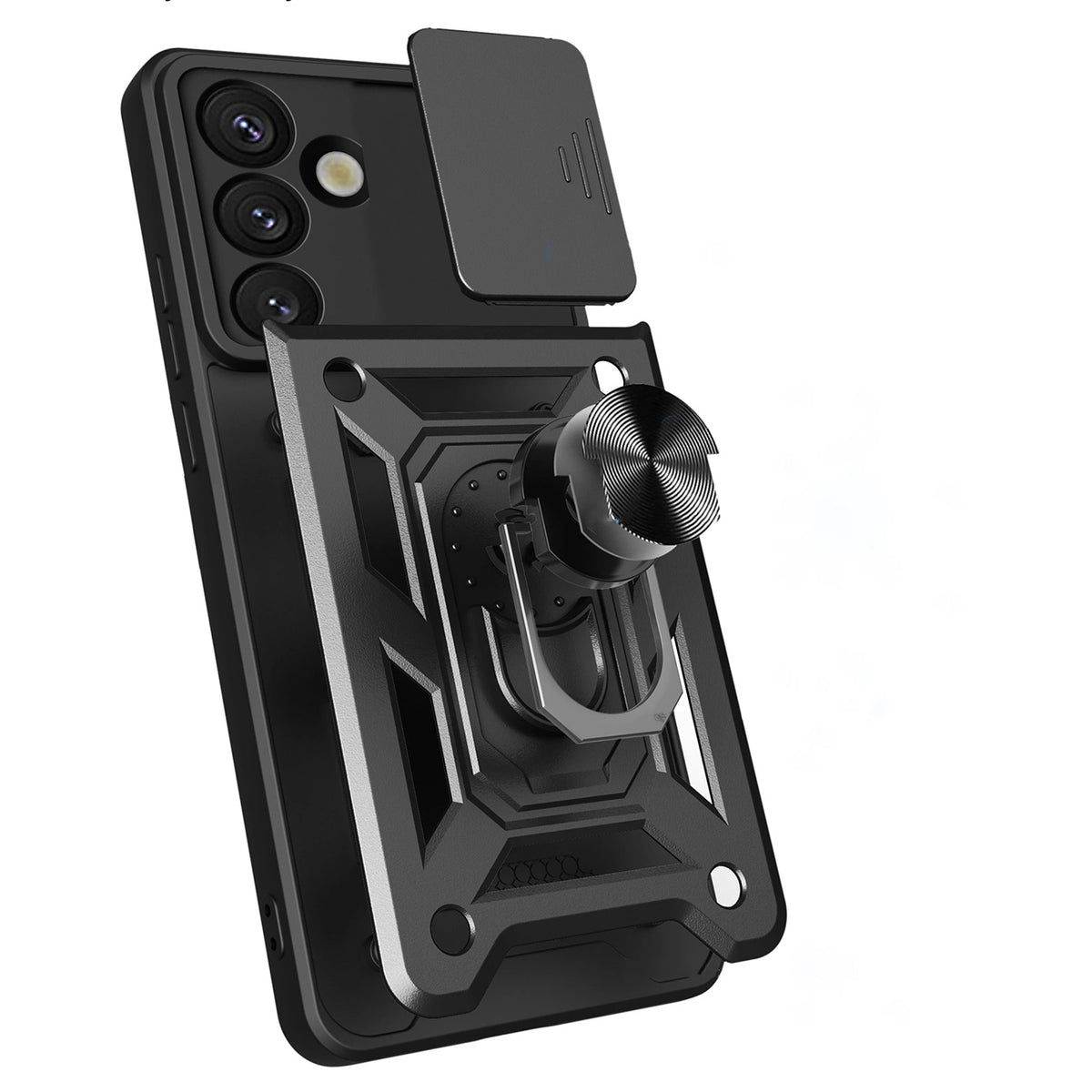 Etui Hybrid Armor Camshield na Sasung Galaxy S26 Plus - czarne – zdjęcie 8