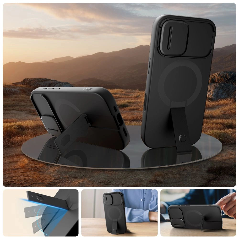 Etui Tech-Protect Kevlar Aura MagSafe na iPhone 17 - czarne – zdjęcie 4