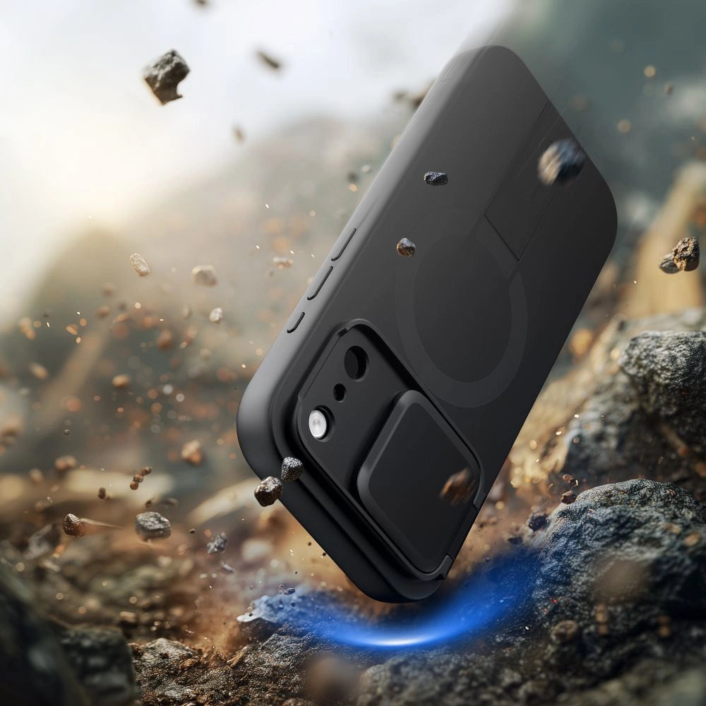 Etui Tech-Protect Kevlar Aura MagSafe na iPhone 17 Pro Max - czarne – zdjęcie 7