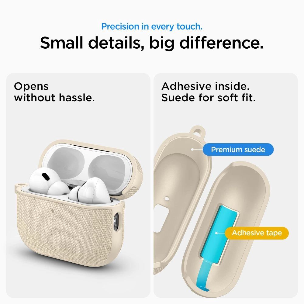 Etui Spigen Urban Fit na AirPods Pro 3 - beżowe – zdjęcie 13