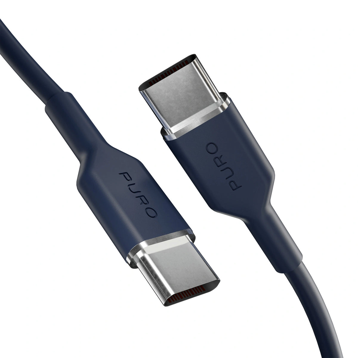 Kabel Puro Icon 60W USB-C - USB-C 1,5m - granatowy – zdjęcie 4