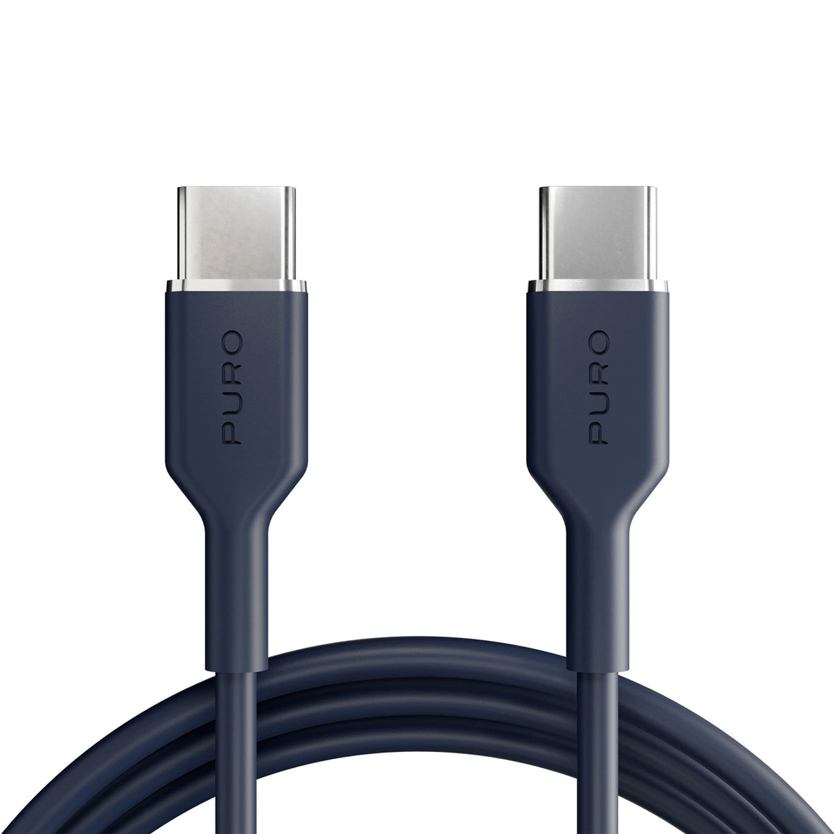 Kabel Puro Icon 60W USB-C - USB-C 1,5m - granatowy