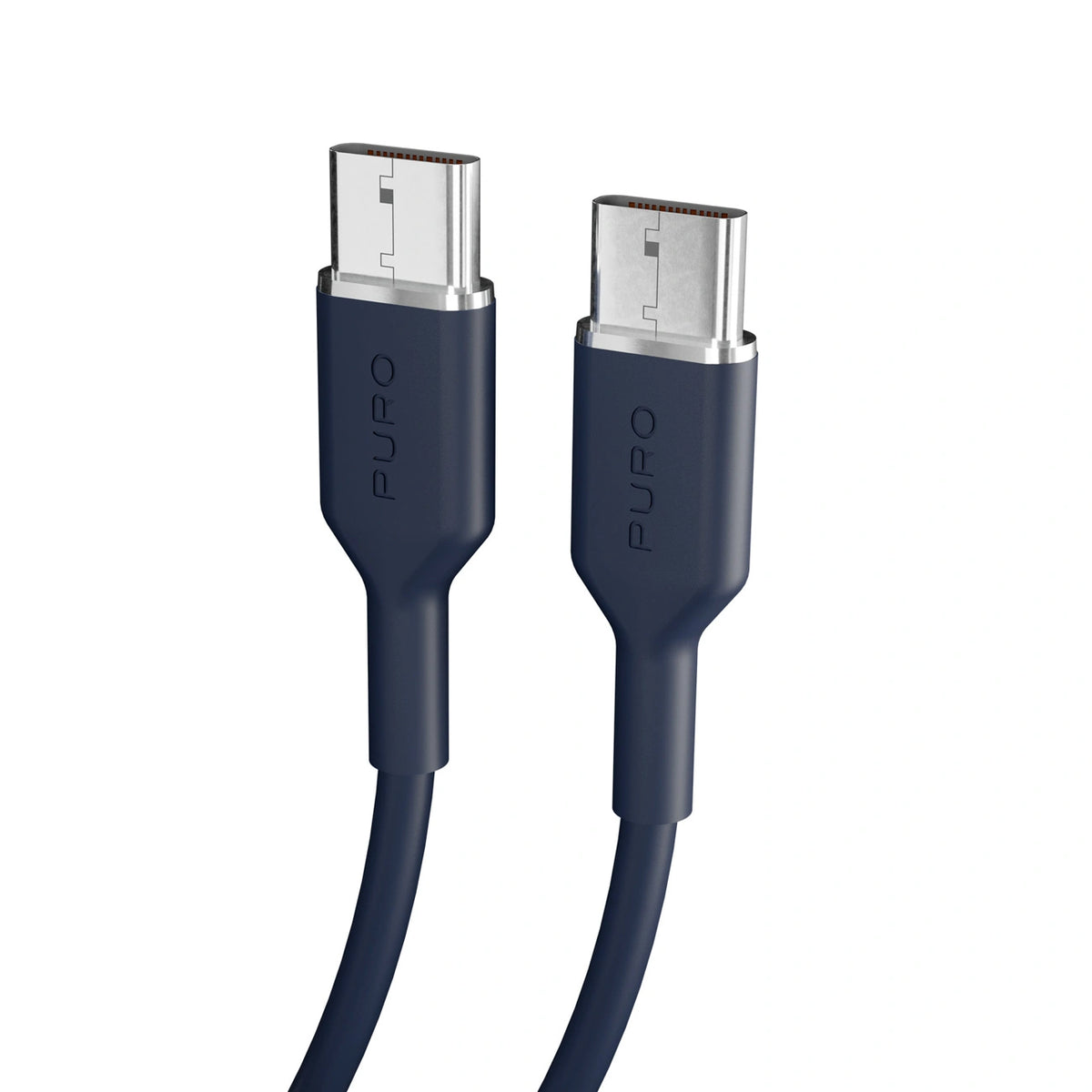Kabel Puro Icon 60W USB-C - USB-C 1,5m - granatowy – zdjęcie 7