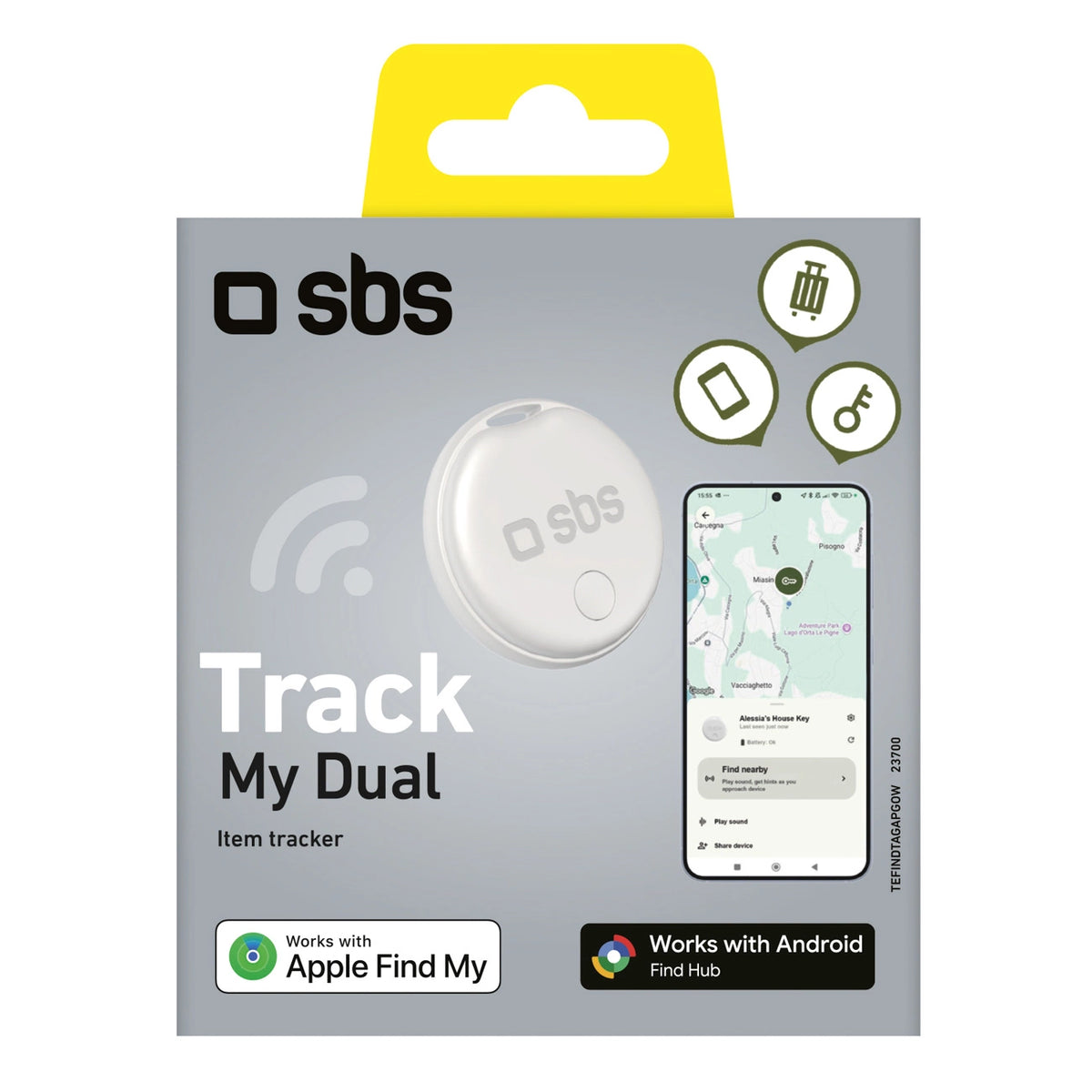 Lokalizator SBS uniwersalny Track My Dual - biały – zdjęcie 2