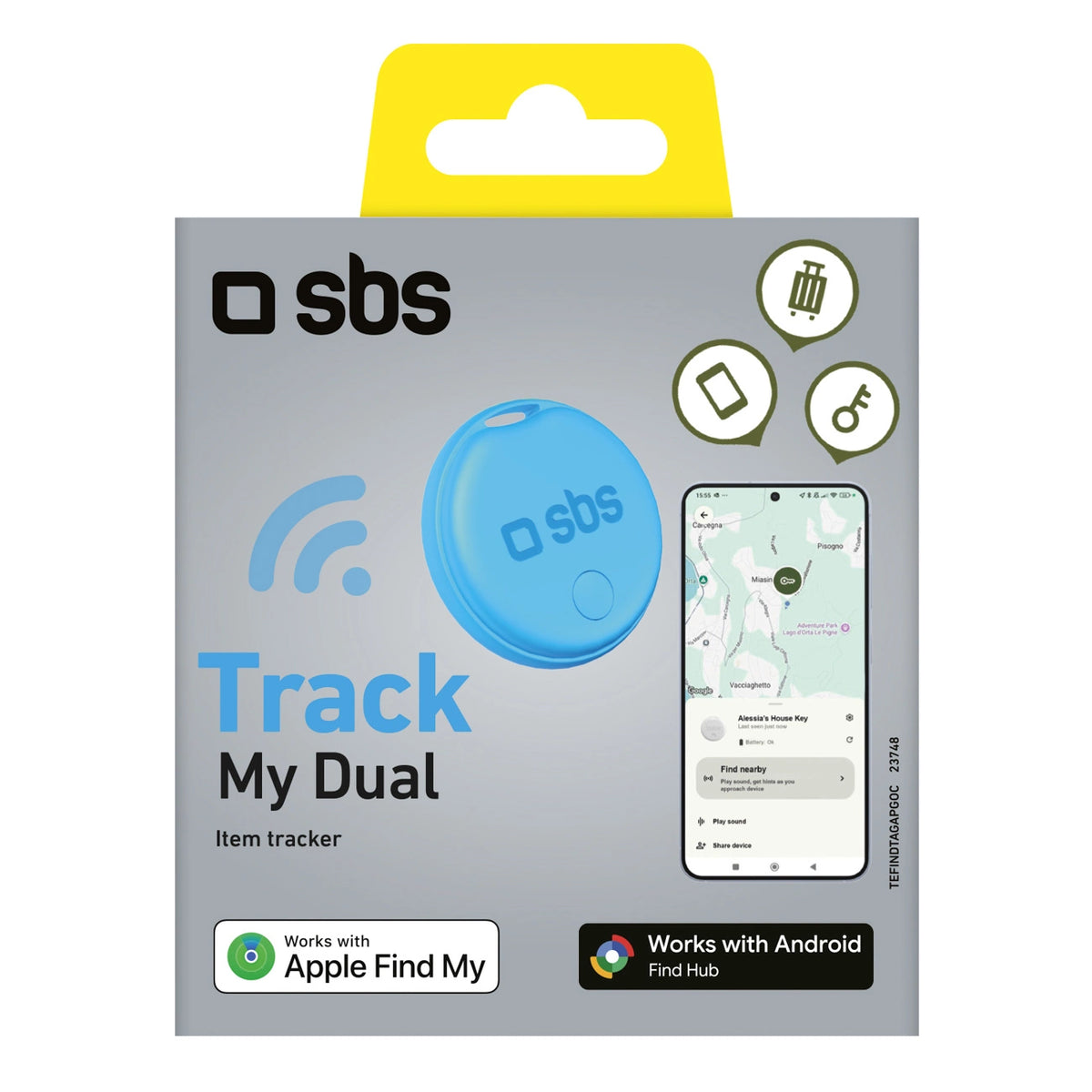 Lokalizator SBS uniwersalny Track My Dual - niebieski – zdjęcie 2