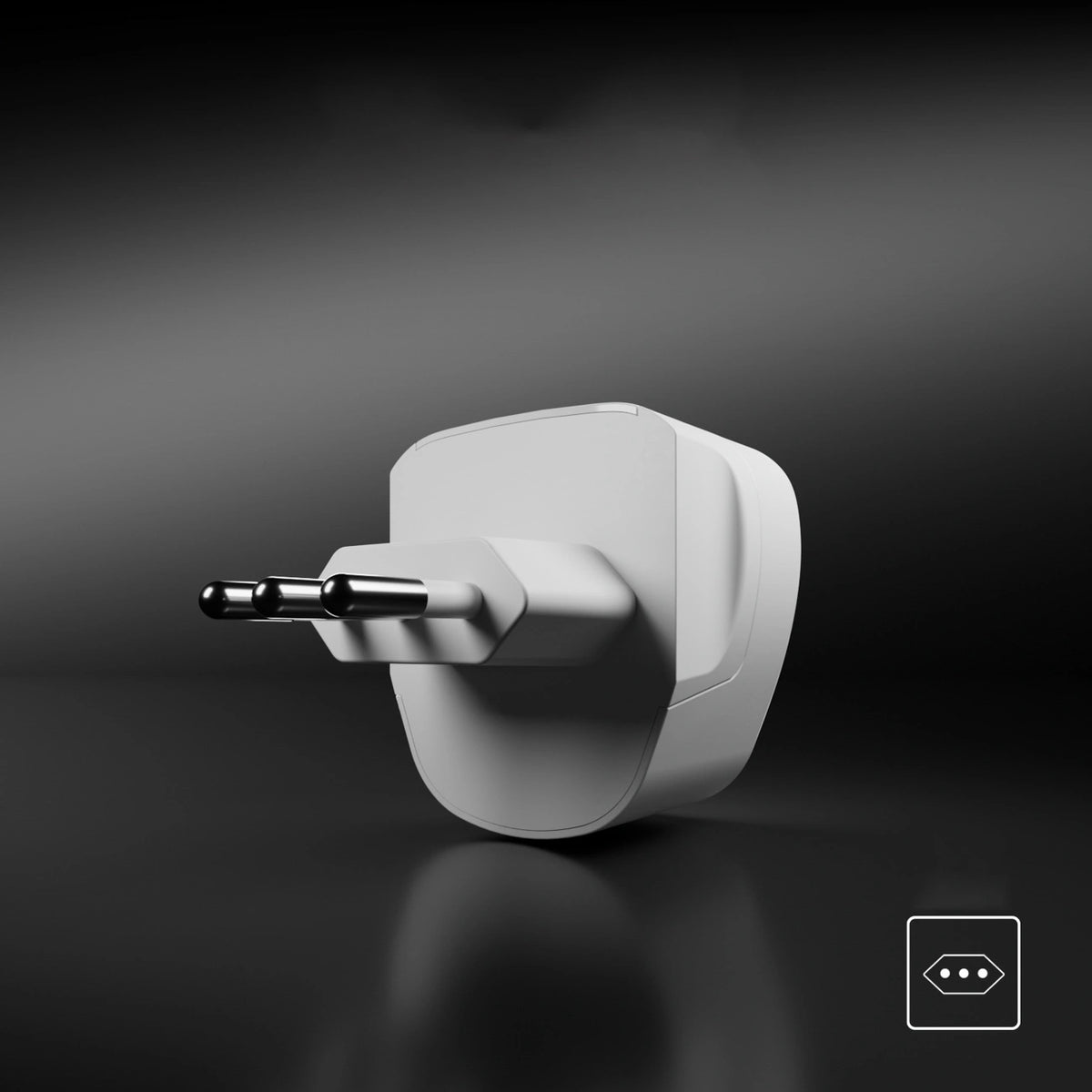 Adapter podróżny SBS IT - uniwersalny - biały – zdjęcie 5
