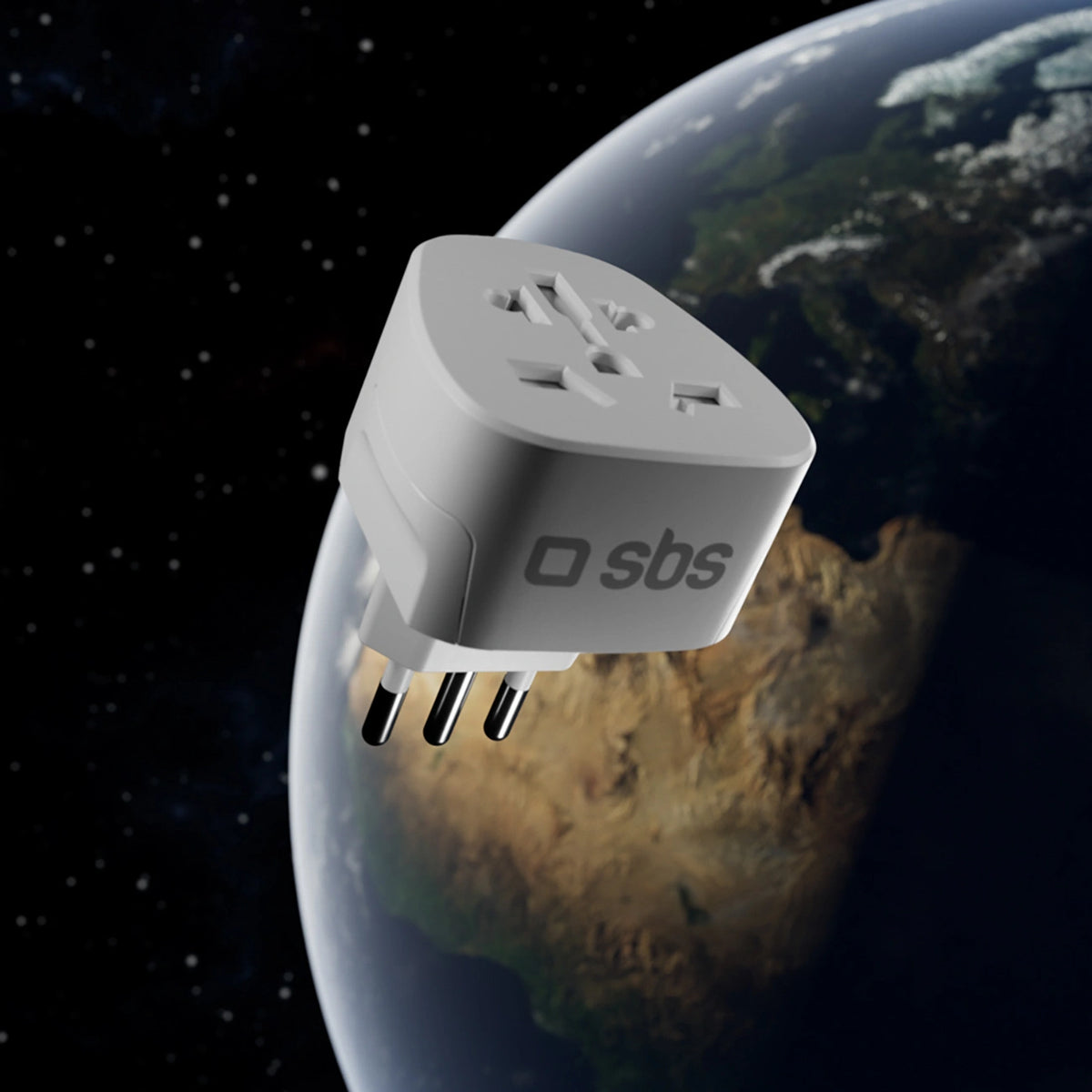 Adapter podróżny SBS IT - uniwersalny - biały – zdjęcie 9