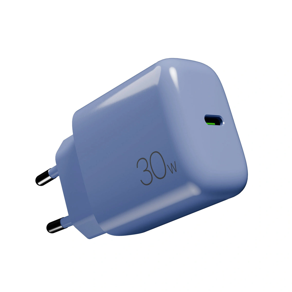 Ładowarka sieciowa Puro Pro Lite 30W USB-C - niebieska – zdjęcie 5