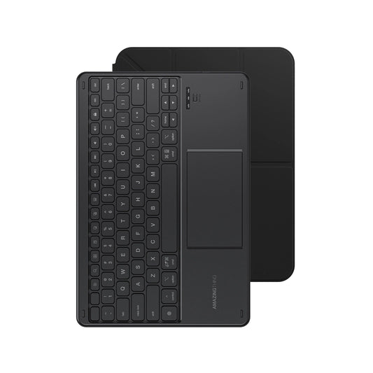 Etui z klawiaturą AMAZINGTHING Minimal Case na iPad 11" 2022/2025 - czarne