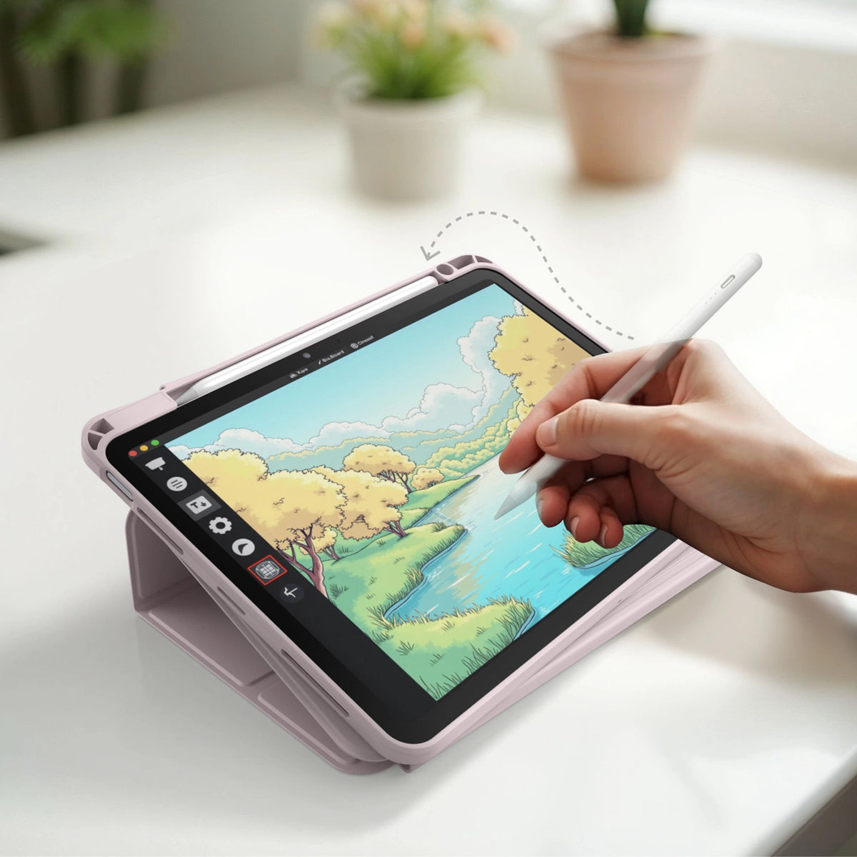 Etui AMAZINGTHING Titan Pro Mag na iPad Air 11" M3/M4 (2025/2026) - różowe – zdjęcie 7