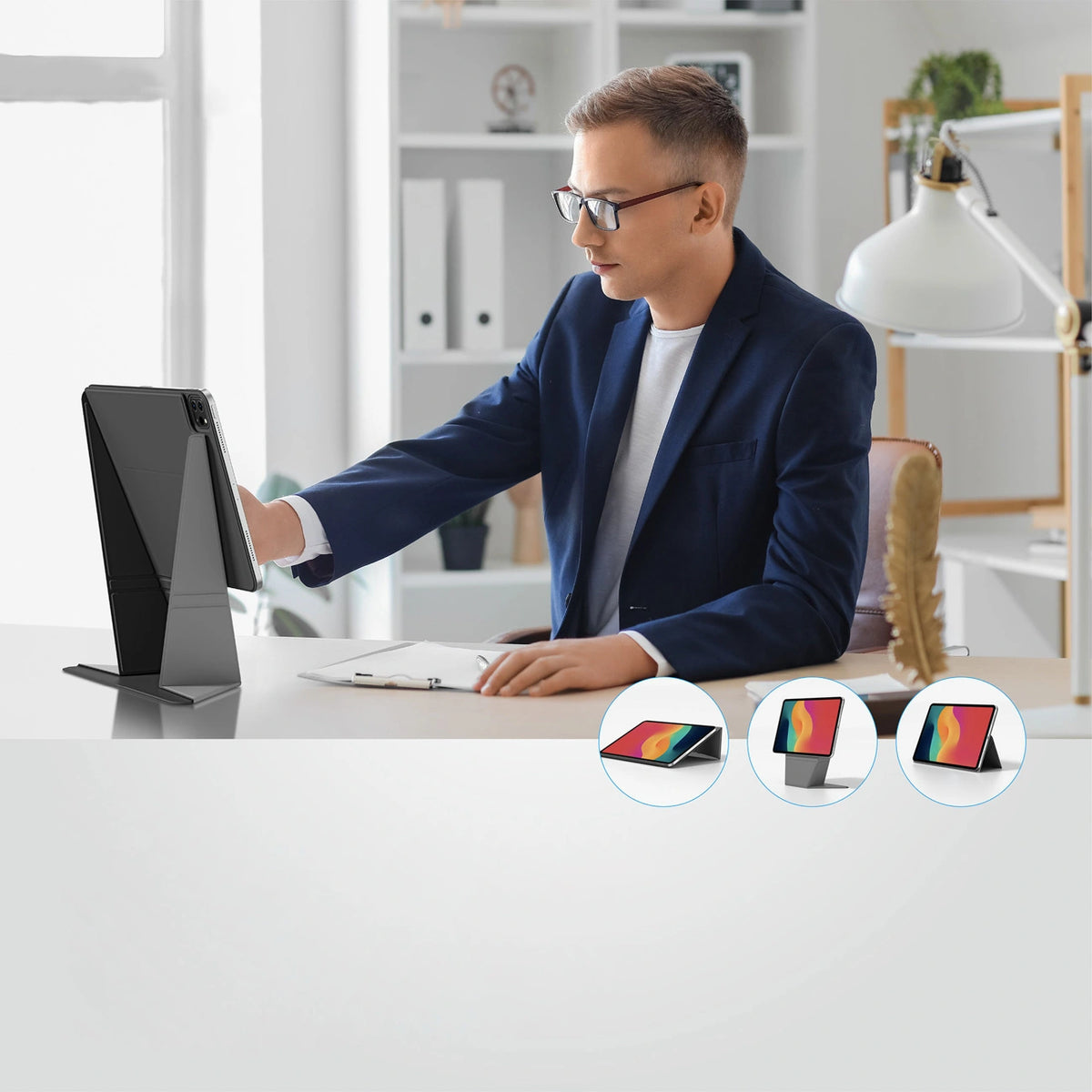 Etui AMAZINGTHING Matte Pro Mag na iPad Air 11" M3/M4 (2025/2026) - czarne – zdjęcie 11